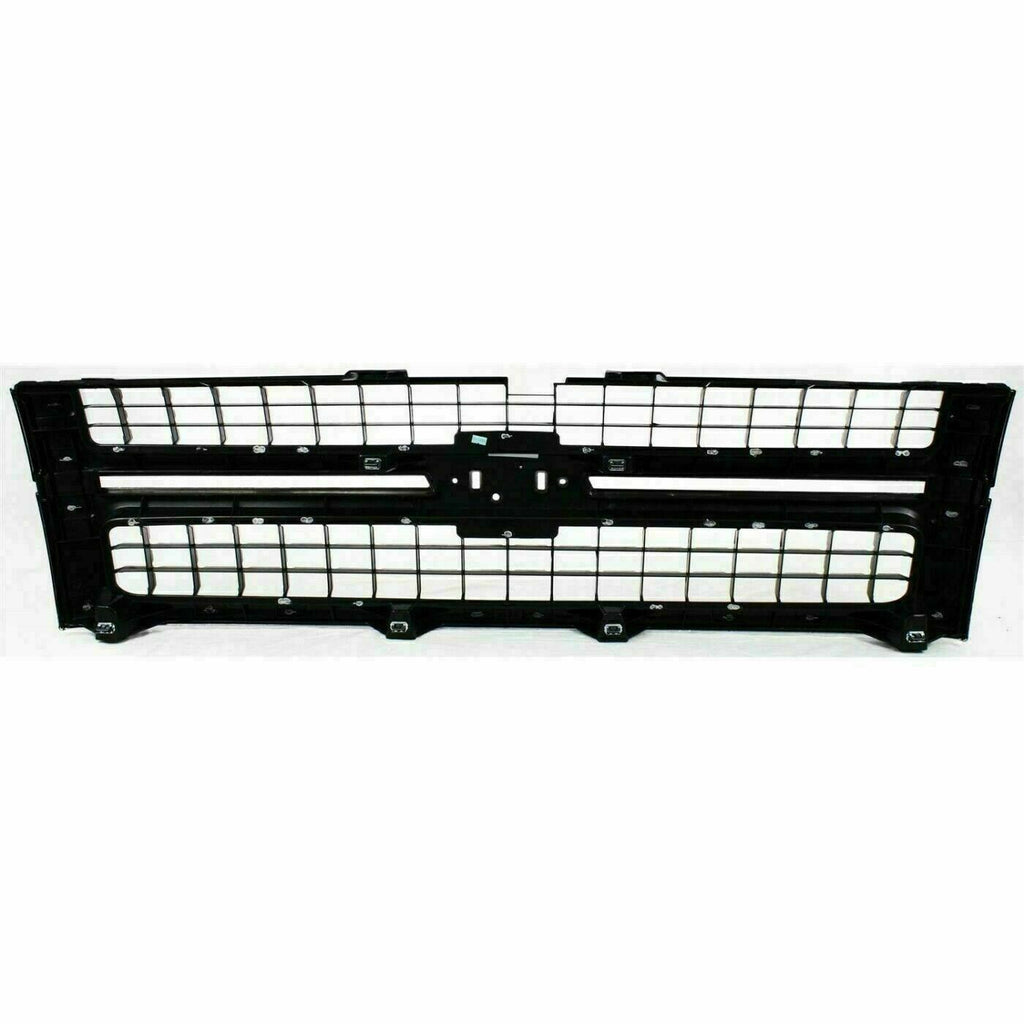 Front Grille Chrome Shell Primed Insert For 2007-2010 Silverado 2500HD 3500