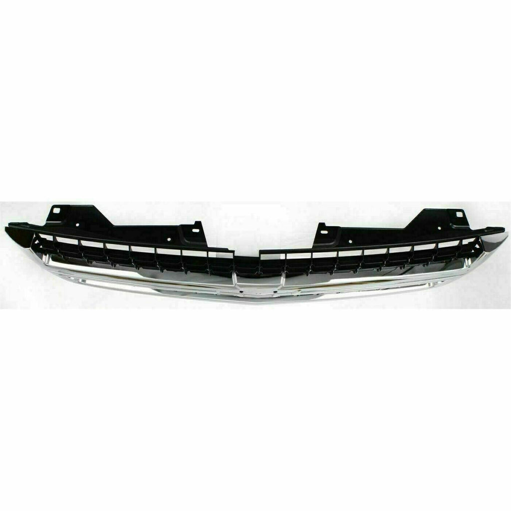 Front Grille Chrome Shell Primed Insert For 2007-2010 Silverado 2500HD 3500