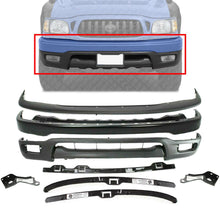 Load image into Gallery viewer, Front Bumper Primed Kit With Brackets &amp; Retainer Pair For 01-04 Toyota Tacoma