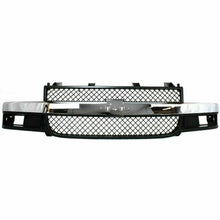 Load image into Gallery viewer, Front Bumper Chrome + Grille + Upper + lower For 2003-2014 Chevrolet Express