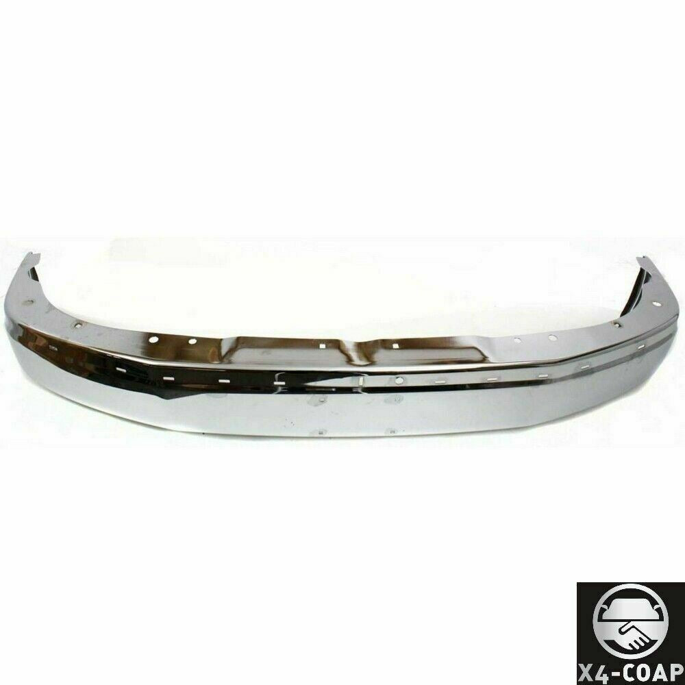 Front Bumper Chrome + Grille + Upper + lower For 2003-2014 Chevrolet Express