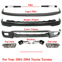 Load image into Gallery viewer, Front Bumper + Filler + Valance + Fogs +Brackets For 2001-2004 Toyota Tacoma 4WD