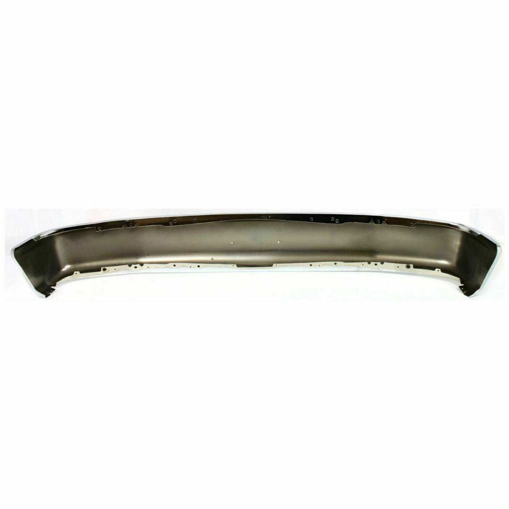 Front Chrome Bumper Face Bar For 1992-1996 F-150 Bronco without Molding Holes