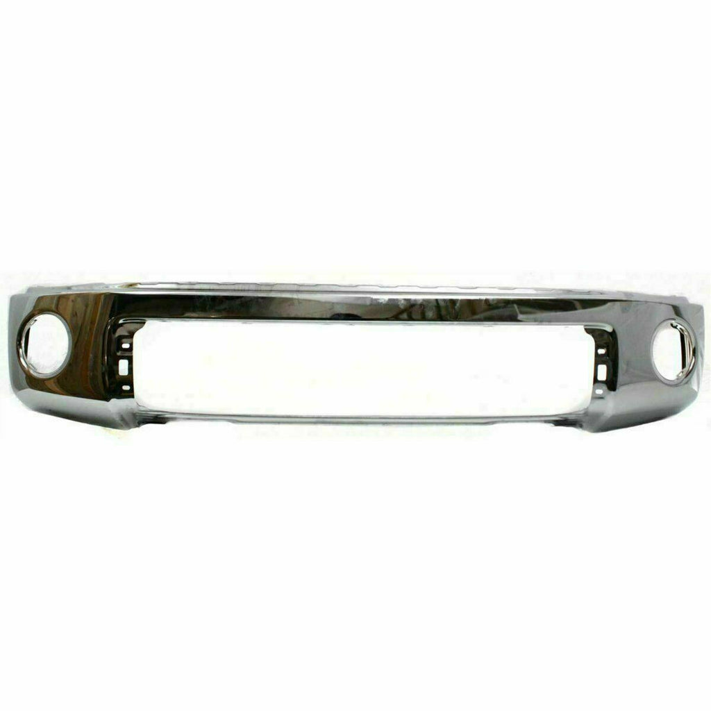 Front Chrome Bumper Steel W/o parking sensor holes For 2007-2013 Toyota Tundra