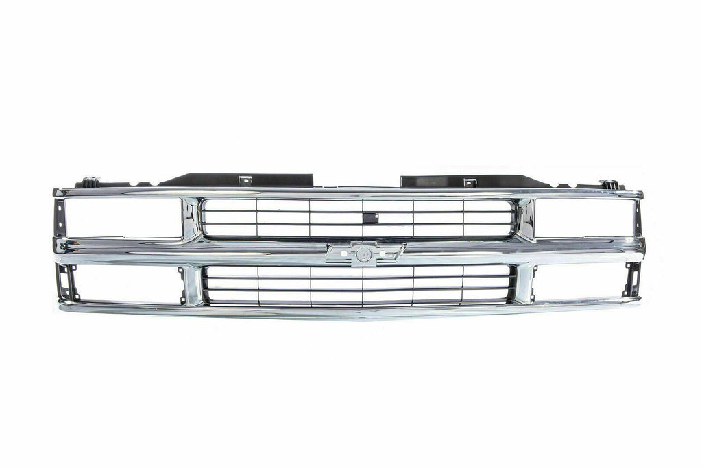 Front Grille Chrome + Head & Signal Light + Reflector For 95-99 Chevy C/K Series