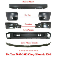 Load image into Gallery viewer, Front Bumper Primed + Cover + Valance Kit For 2007-2013 Chevy Silverado 1500