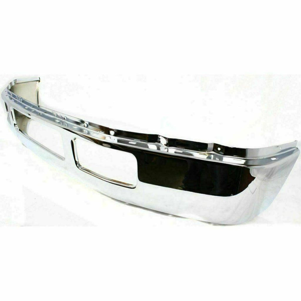 Front Bumper Chrome + Upper + Lower For 2005-2007 Ford F-250 F-350 Super Duty