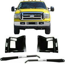 Load image into Gallery viewer, Front Bumper Outer Bracket + Mount Plates For 05-07 Ford F-250 F-350 Super Duty