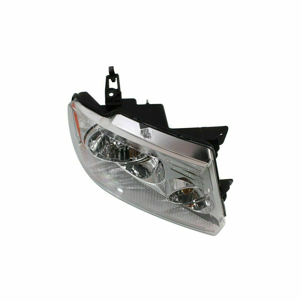 Front Headlamps With Chrome Trim Driver & Passenger Sid For 2004-2008 Ford F-150