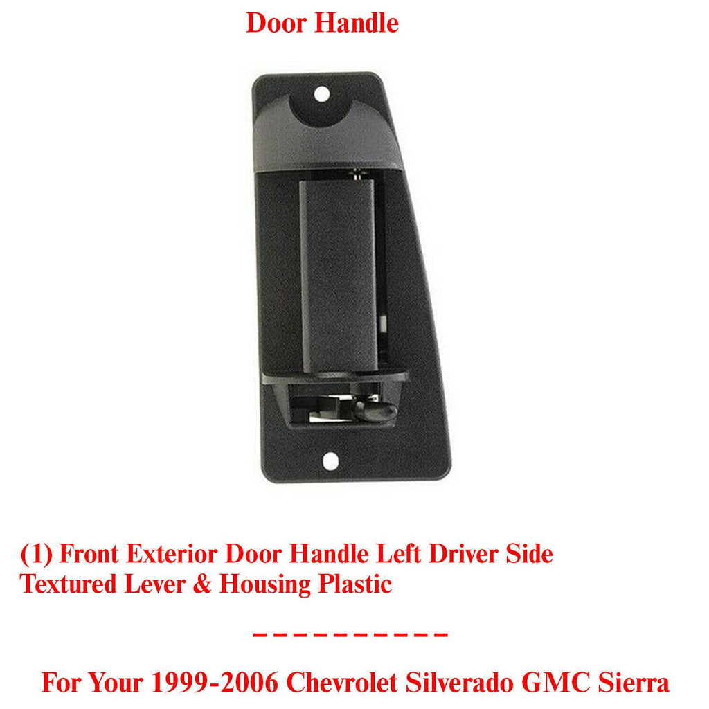 Rear Driver Side Extended Cab Door Handle For 99-06 Chevy Silverado / Sierra