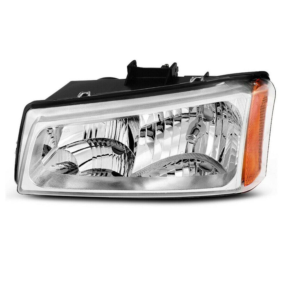 Front Headlamps + Signal Lamps For 2003-2006 Chevrolet Silverado / Avalanche