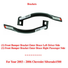 Load image into Gallery viewer, Set Of 2 Front Bumper Outer Brace Bracket For 03-06 Silverado /GMC Sierra 1500