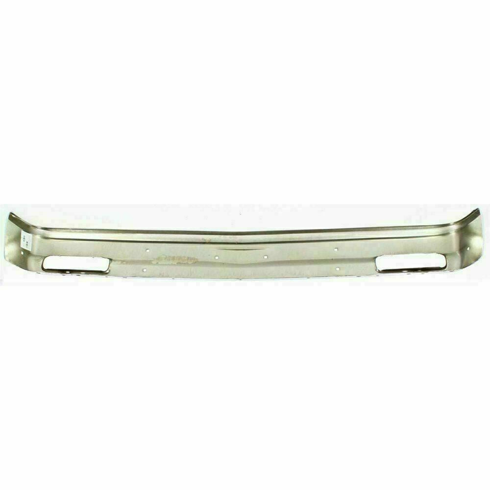 Front Bumper Chrome + Lower Valance For 1982-1993 Chevy S10 / GMC S15 Pickup