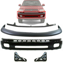 Load image into Gallery viewer, Front Bumper Primed + Upper Cover + Filler + Brackets For 2000-06 Toyota Tundra