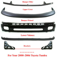 Load image into Gallery viewer, Front Primed Bumper Steel+Upper+Filler+Valance+Bracket For 2000-06 Toyota Tundra