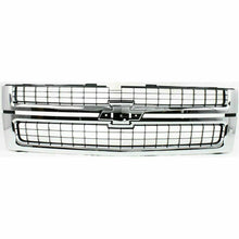 Load image into Gallery viewer, Front Grille Chrome Plastic + Hood Molding For 2007-2010 Silverado 2500HD 3500HD