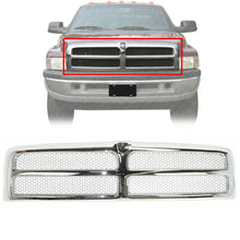Load image into Gallery viewer, Front Grille Chrome Shell &amp; Insert For 1994-2002 Dodge Ram 1500 2500 3500