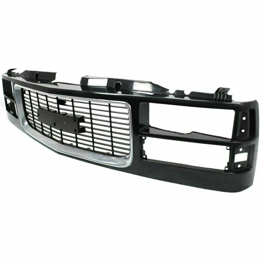 Front Grille Chrome For 1994-2000 GMC C/K Series / 1994-1999 GMC Yukon