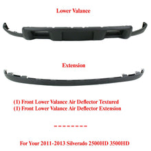 Load image into Gallery viewer, Front Lower Valance and Extension Textured For 11-13 Silverado 2500HD 3500HD