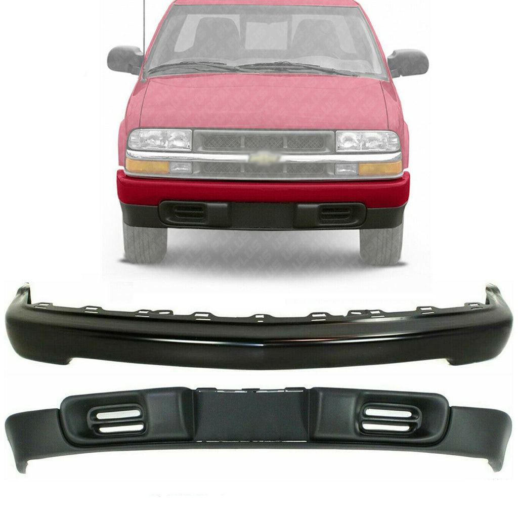 Front Bumper Primed and Valance For 98-05 Chevrolet Blazer /98-2004 S10 Pickup