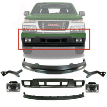 Load image into Gallery viewer, Front Bumper Primed Kit + Fog Lights + Valance For 2004-2012 Colorado / Canyon