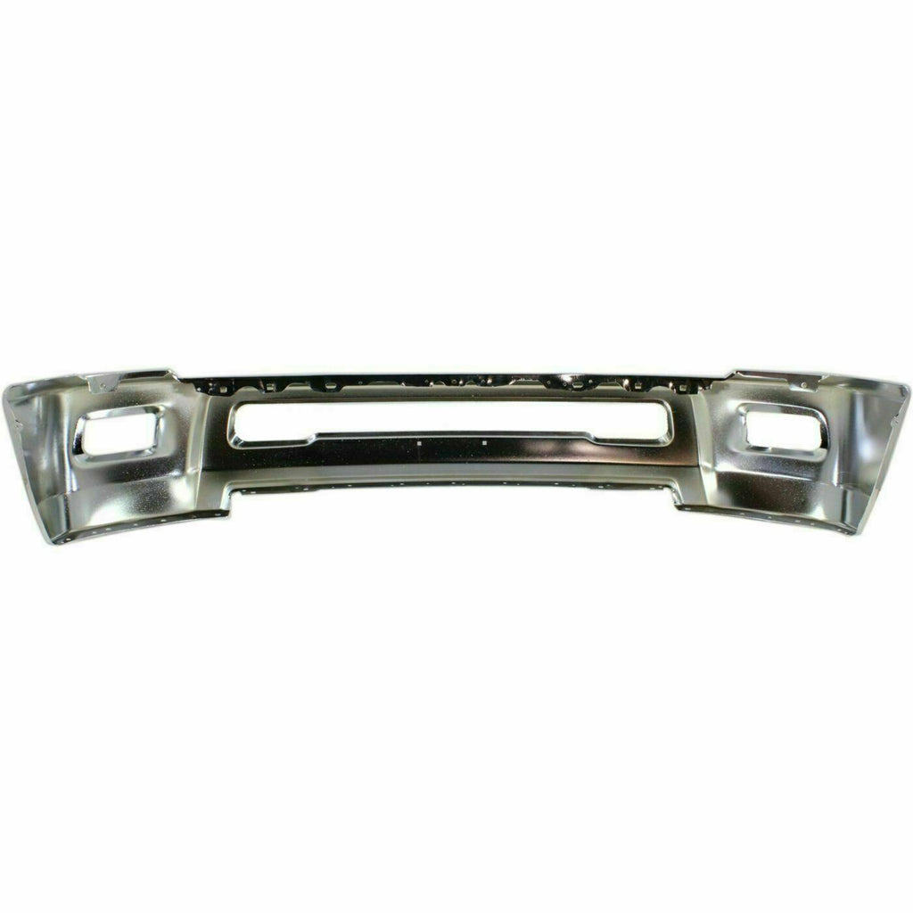 Front Bumper Chrome Steel Without Pass Holes For 2010-2018 Dodge Ram 2500 3500