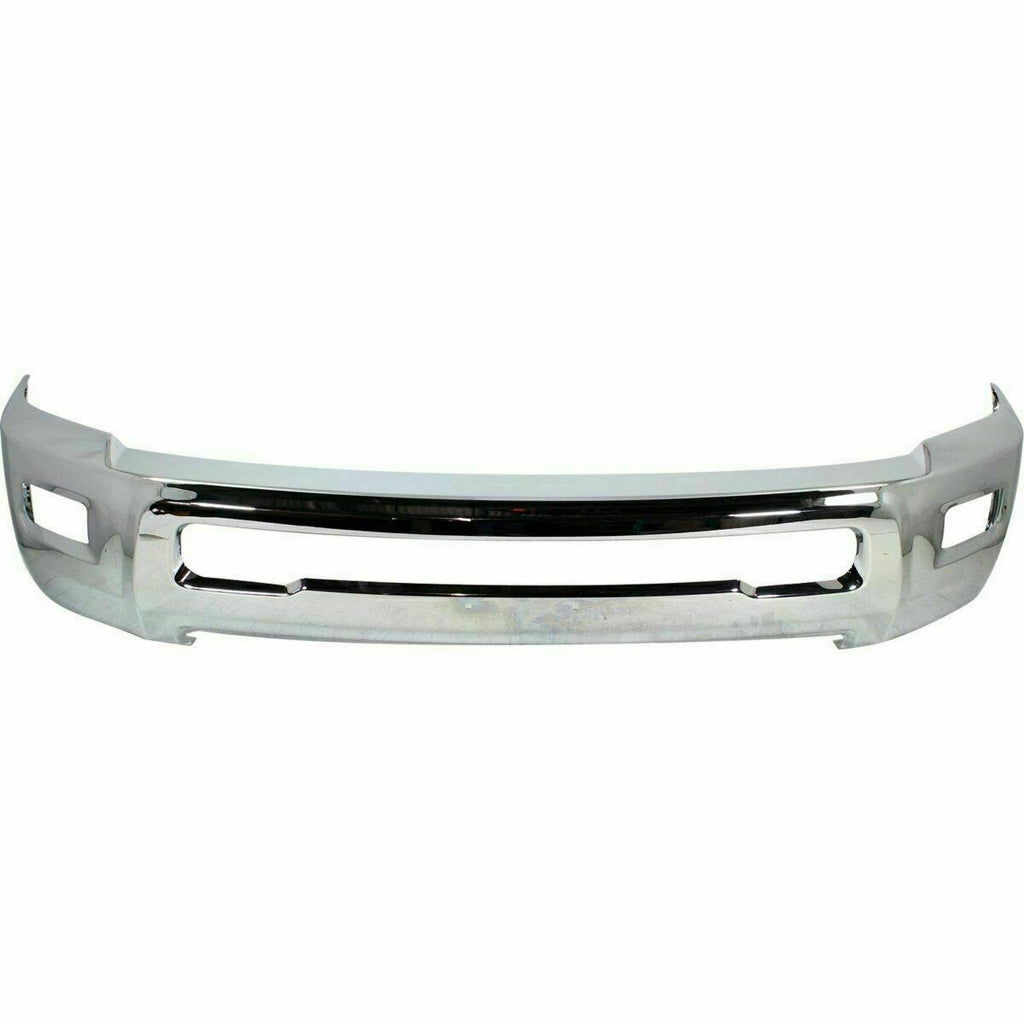 Front Bumper Chrome Steel Without Pass Holes For 2010-2018 Dodge Ram 2500 3500