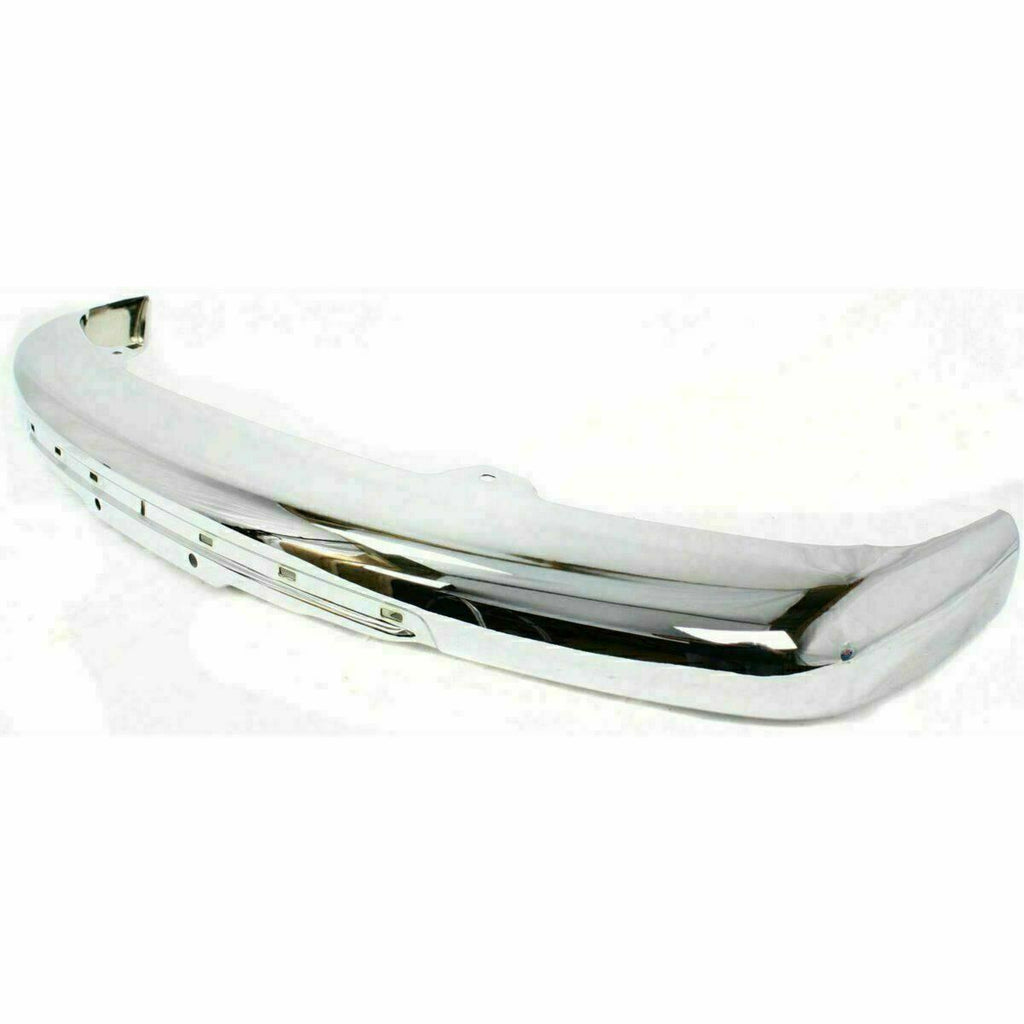 Front Bumper Chrome + Brackets + Valance + Extension For 04-12 Colorado / Canyon