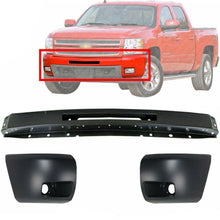 Load image into Gallery viewer, Front Bumper Primed + End Cap Driver &amp; Passenger Side For 2007-13 Silverado 1500