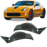 Front Fender Liner Front Section Driver&Pasenger Side For 2009-2018 Nissan 370Z