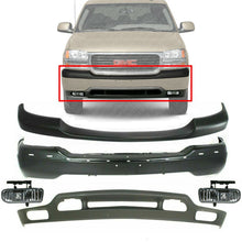 Load image into Gallery viewer, Front Bumper Primed +Upper+Lower+Fog For 99-02 GMC Sierra 1500 2500/00-06 Yukon