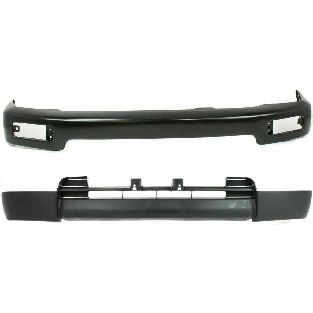 Front Bumper Primed Steel + Valance Bracket For 96-98 Toyota 4runner Base / SR5