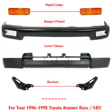 Load image into Gallery viewer, Front Bumper Primed Steel+Valance+Brkt+signal For 96-98 Toyota 4runner Base/SR5