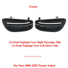 Load image into Gallery viewer, Front Bumper Fog Lamp Cover Primed Set Of 2 For 2000-2002 Toyota Avalon