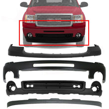 Load image into Gallery viewer, Front Bumper Primed Steel + Upper &amp; Lower covers For 2007-2013 GMC Sierra 1500