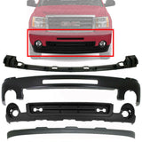 Front Bumper Primed + Bracket + Valance+Extension For 2007-2013 GMC Sierra 1500