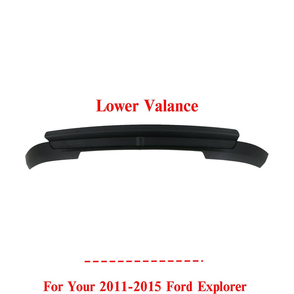 Front Lower Valance Textured Panel For 2011-2015 Ford Explorer