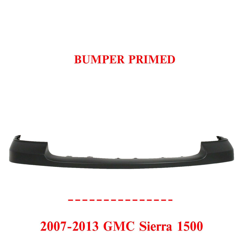 Front Bumper Upper Cover Pad Primed For 2007-2013 GMC Sierra 1500