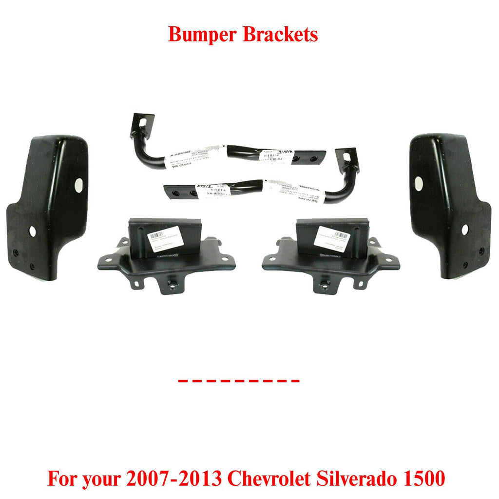 Front Bumper Bracket Kit Extension Out Support  For 2007-13 Chevy Silverado 1500