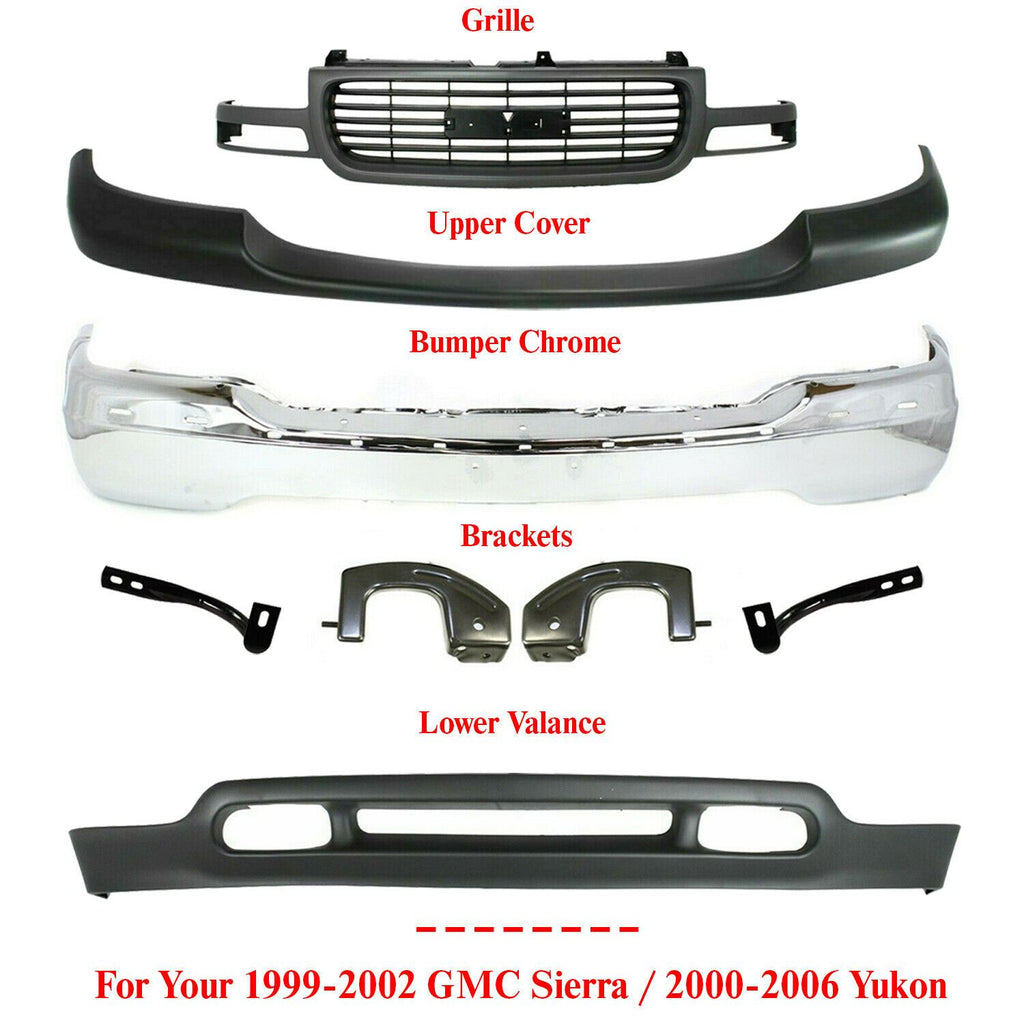 2002 GMC Sonoma Bras & Masks  Front End Covers —