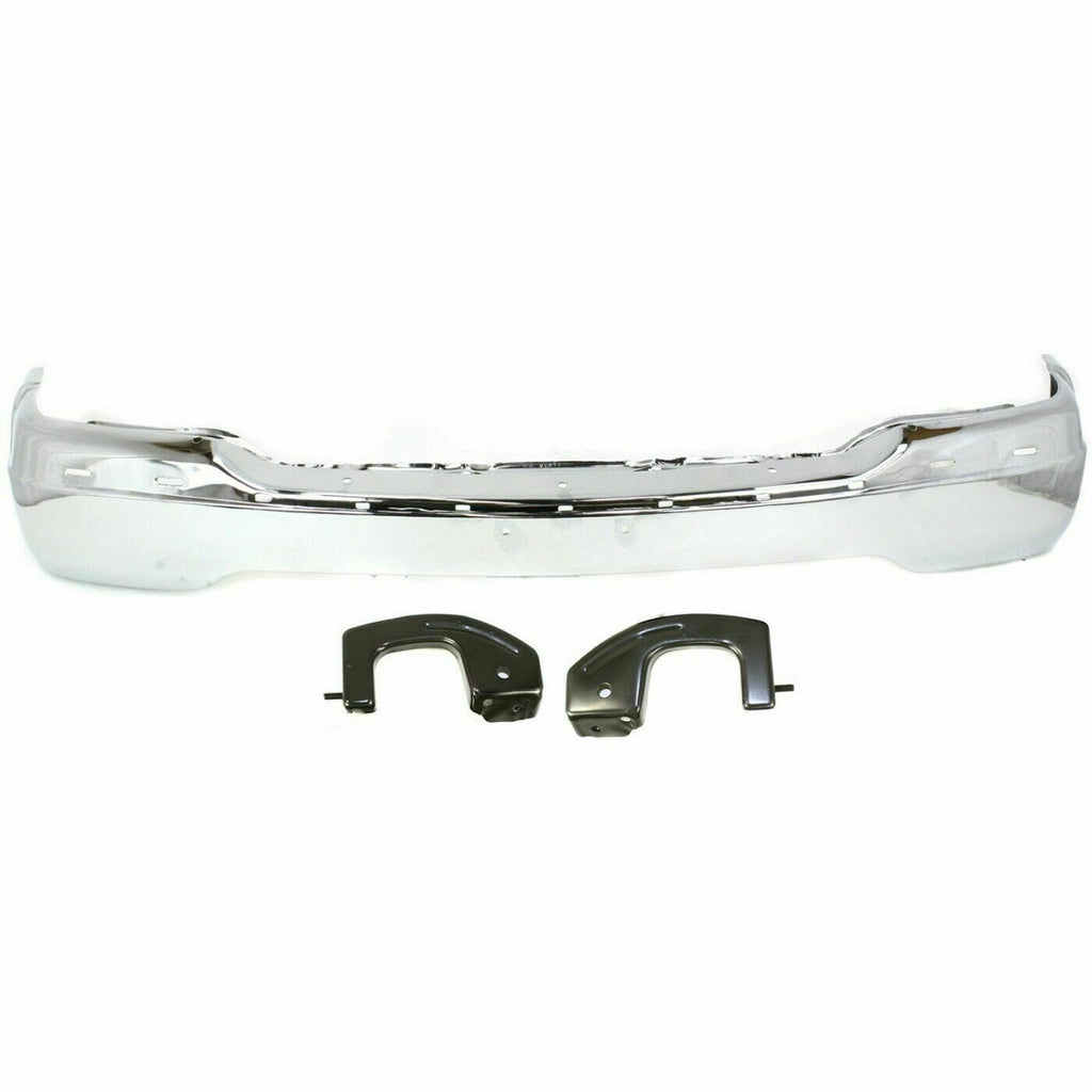 Front Bumper Chrome+Cover+Valance For 99-02 GMC Sierra 1500 2500