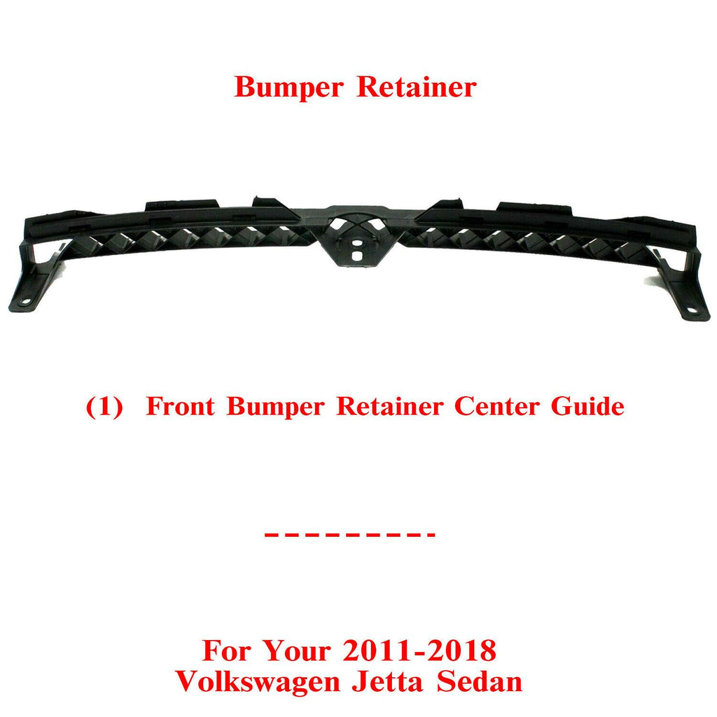 FRONT BUMPER RETAINER Bracket Center Guide For Volkswagen Jetta Sedan 2011-2018