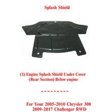 Load image into Gallery viewer, Engine Splash Shield Under Cover For 05-10 Chrysler 300 / 09-17 Challenger RWD