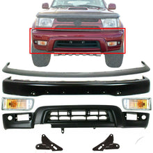 Load image into Gallery viewer, Front Bumper Kit Primed + Brackets + Signal Lights For 1999-2002 Toyota 4Runner