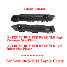 Load image into Gallery viewer, Set of 2 Front Bumper Retainer Right &amp; Left Side Pair For 2015-2017 Toyota Camry