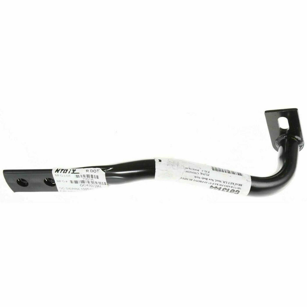 New Front Driver & Passenger Bumper Bracket Set For 07-13 Silverado Sierra 1500