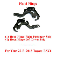 Load image into Gallery viewer, Set of 2 Hood Hinges Driver and Passenger Side For 2013-2018 Toyota RAV4