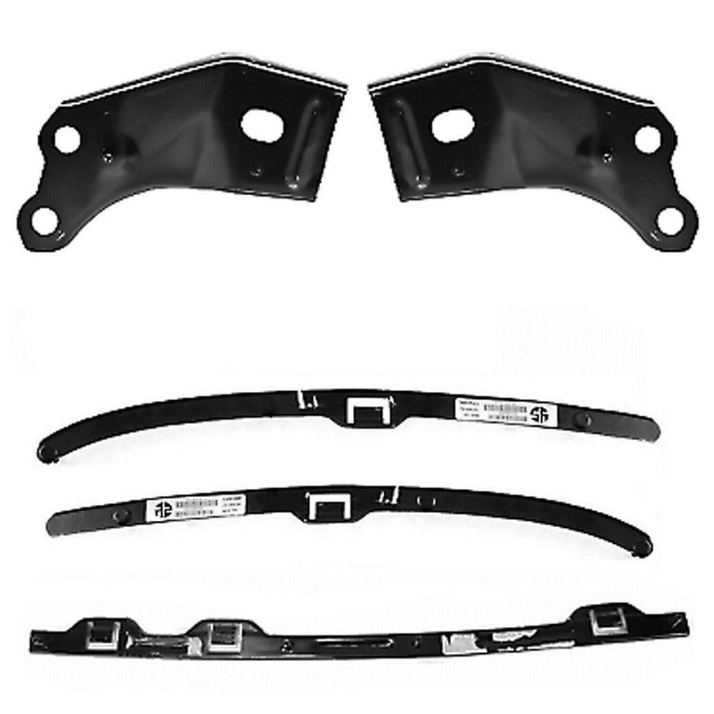 Front Bumper Chrome Kit with Brackets & Retainer Set For 2001-2004 Toyota Tacoma