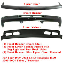 Load image into Gallery viewer, Front Bumper Primed +Filler + Valance For 1999-2002 Silverado 1500 / 00-04 Tahoe