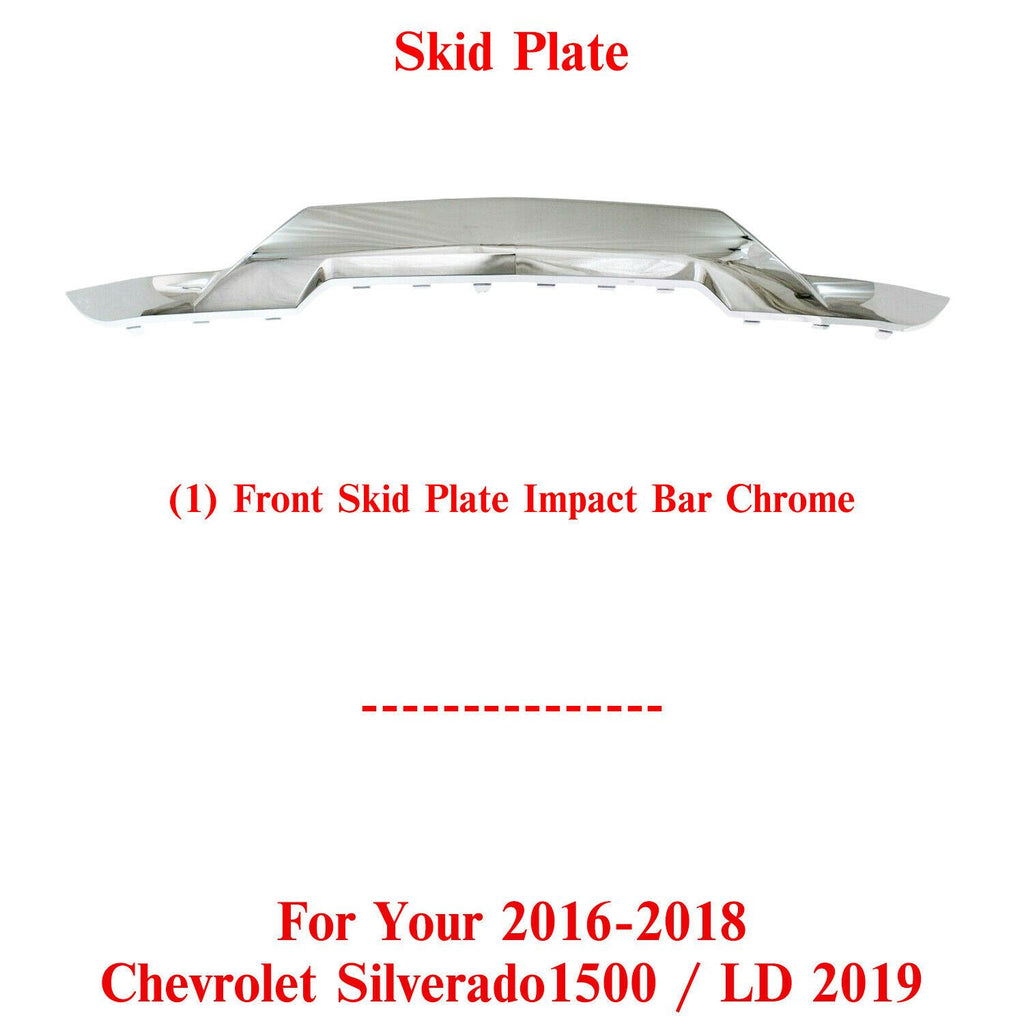 Front Skid Plate For 2016-2018 Chevrolet Silverado1500 / LD 2019